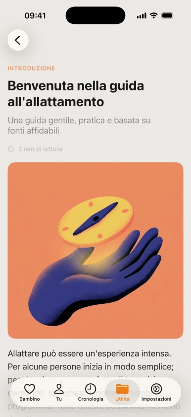 Ribbon Family: introduzione della guida all'allattamento